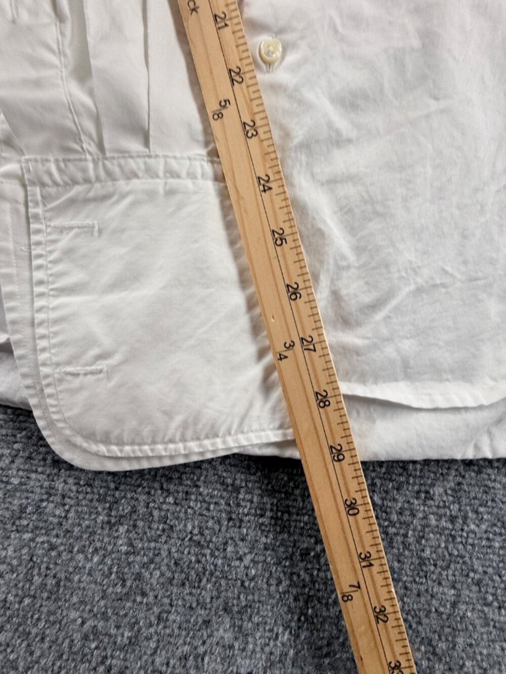 Stenstroms Twill Twofold Super Cotton 15.75 Fitted Body Men White Elegant Shirt - Picture 10 of 15